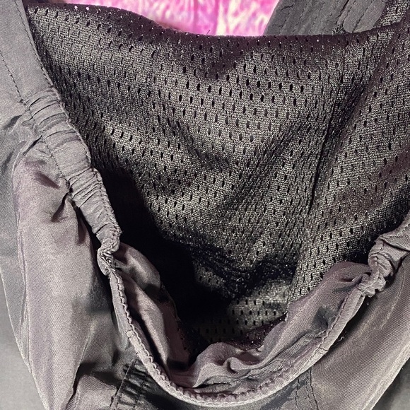 Lands’ End XL Black Half-Zip Hooded Windbreaker Jacket Men’s Outdoor Nylon Mesh - Picture 6 of 10